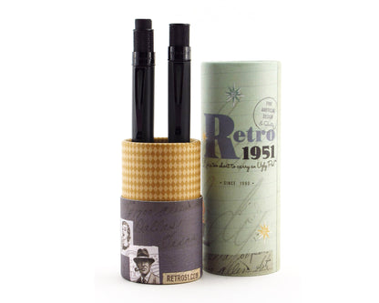 Retro51 Stealth Matte Black Tornado™ Rollerball & Pencil Gift Set