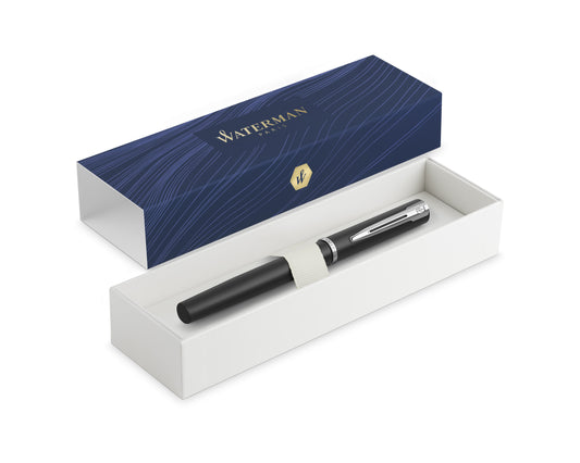 Waterman Allure Black CT Fountain Pen - Fine nib with Gift box