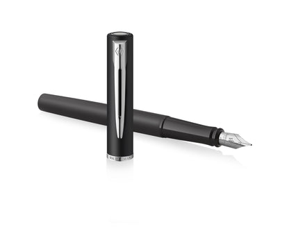 Waterman Allure Black CT Fountain Pen - Fine nib with Gift box