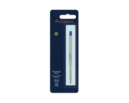 Waterman Ballpoint Refill Fine Blue Single in Blister Pack