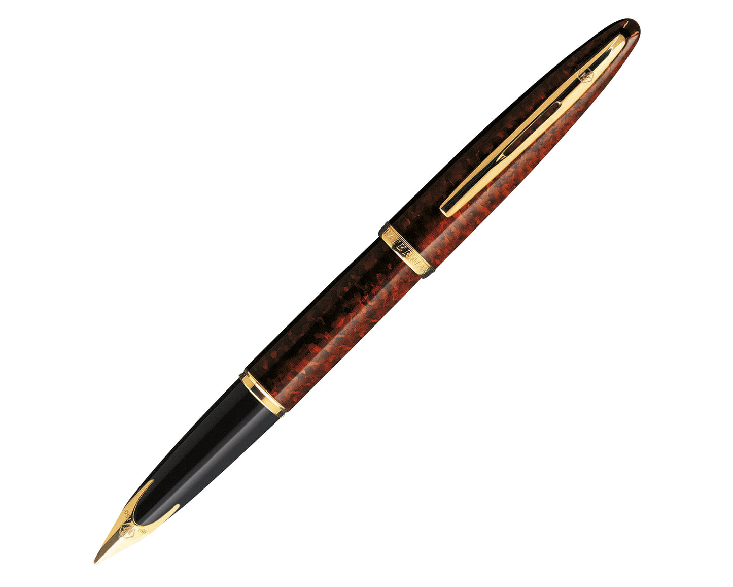 Waterman Carène Amber GT Fountain Pen - 18k Gold nib
