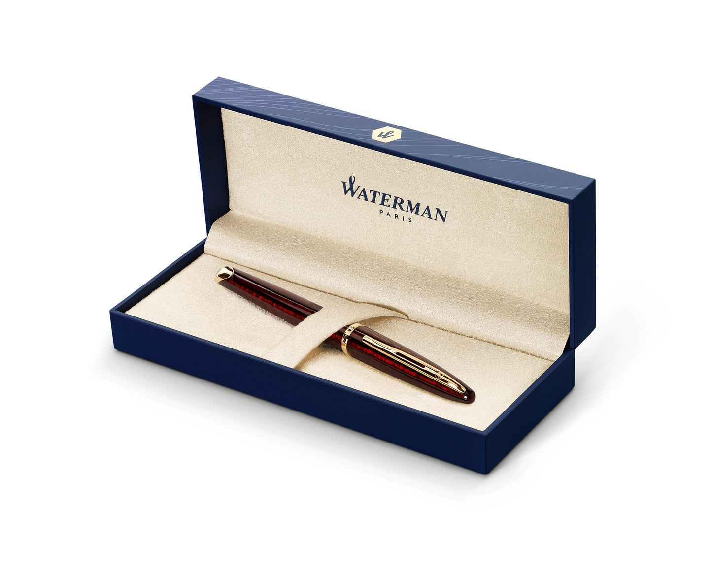 Waterman Carène Amber GT Fountain Pen - 18k Gold nib