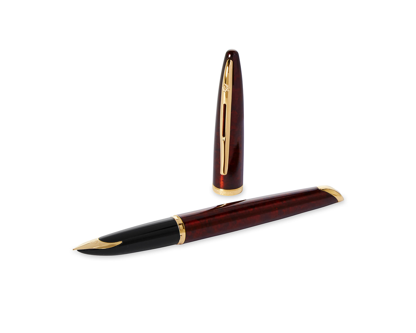 Waterman Carène Amber GT Fountain Pen - 18k Gold nib
