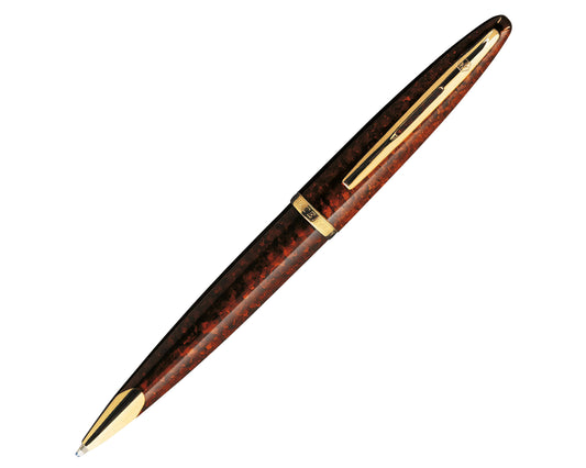Waterman Carène Amber Gold Trim Ballpoint Pen