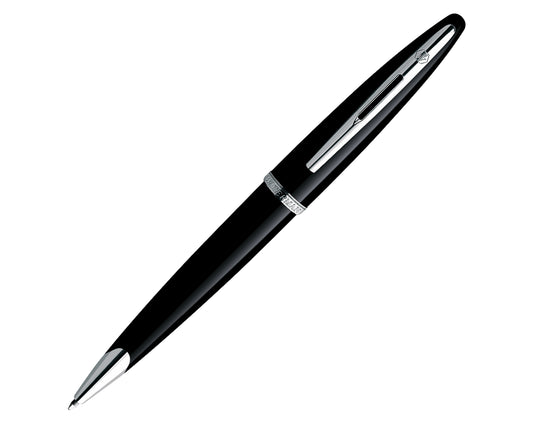 Waterman Carène Black Silver Trim Ballpoint Pen