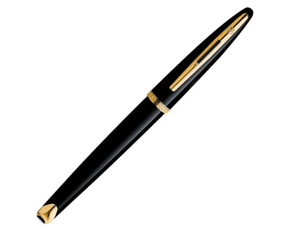 Waterman Carène Black GT Fountain Pen - 18k Gold nib