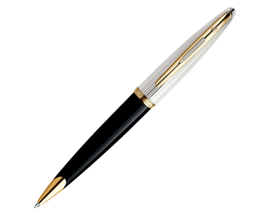 Waterman Carène Deluxe Black Gold Trim Ballpoint Pen