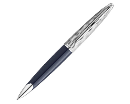 Waterman Carène L’essence Du Bleu Deluxe Blue & Metal CT Ballpoint Pen
