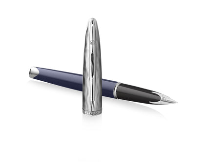 Waterman Carène L’essence Du Bleu Deluxe Blue & Metal CT Fountain Pen