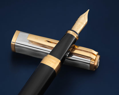 Waterman Exception Reflections of Paris Deluxe Black GT Fountain Pen