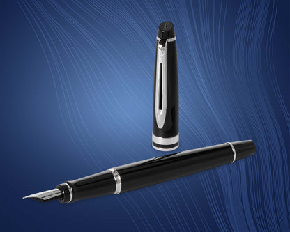 Waterman Expert Black CT Fountain Pen - Medium nib