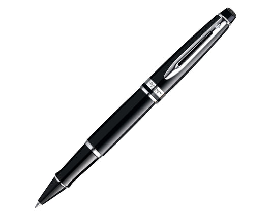 Waterman Expert Black Chrome Trim Rollerball Pen