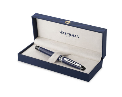 Waterman Expert Blue CT Fountain Pen - Medium nib