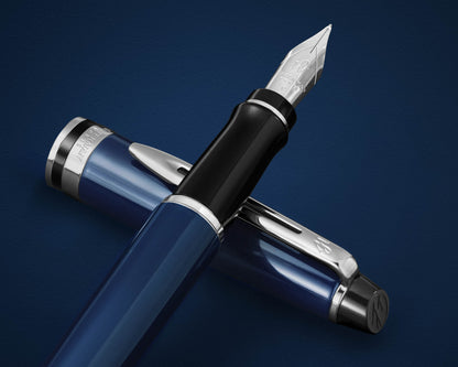 Waterman Expert Blue CT Fountain Pen - Medium nib
