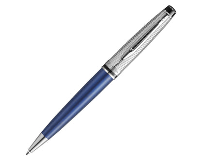 Waterman Expert Deluxe Metallic Blue CT Ballpoint Pen