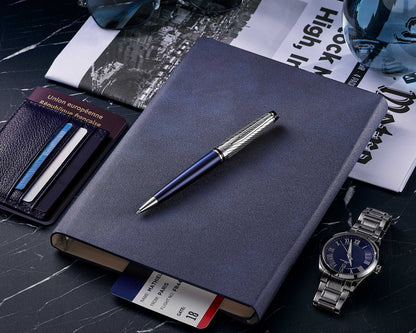 Waterman Expert Deluxe Metallic Blue CT Ballpoint Pen