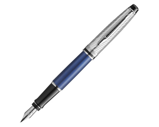 Waterman Expert Deluxe Metallic Blue CT Fountain Pen