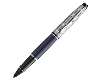 Waterman Expert L’essence Du Bleu Deluxe Blue & Metal CT Rollerball Pen