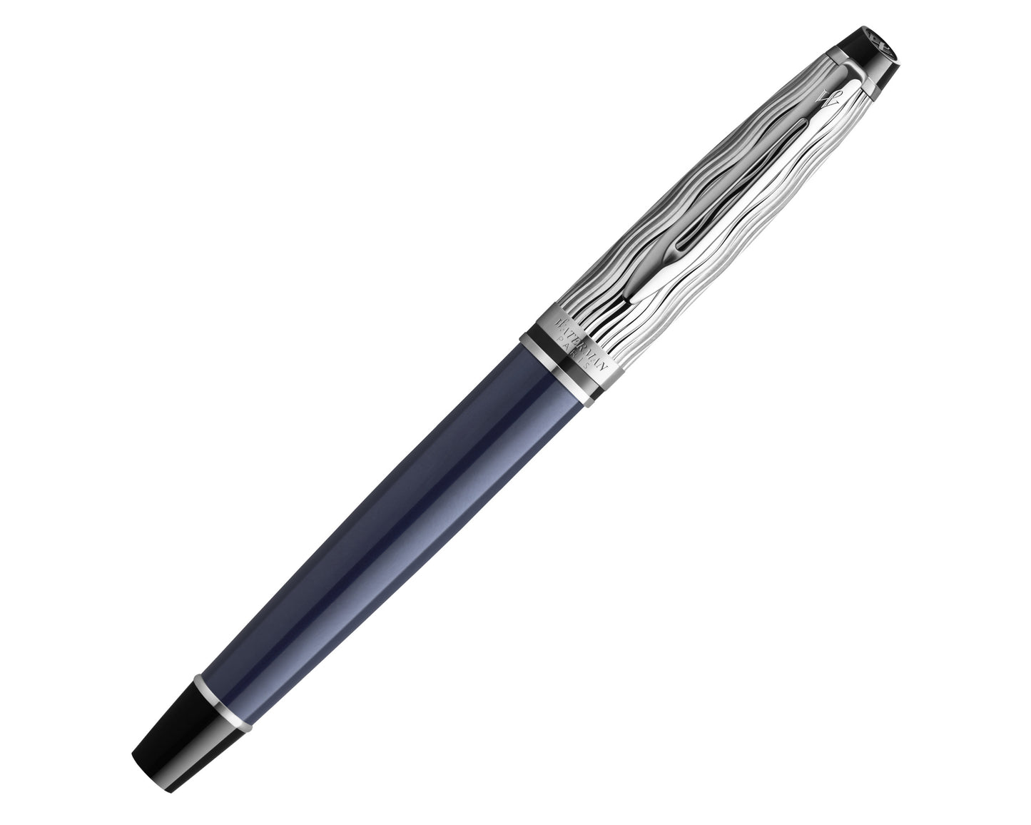 Waterman Expert L’essence Du Bleu Deluxe Blue & Metal CT Rollerball Pen