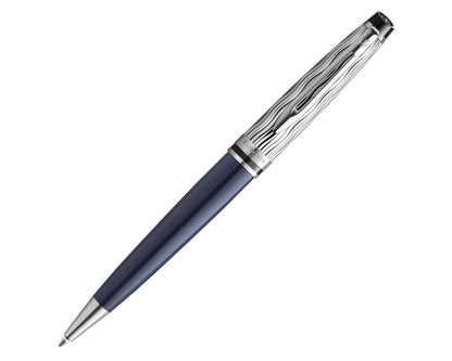 Waterman Expert L’essence Du Bleu Deluxe Blue & Metal CT Ballpoint Pen