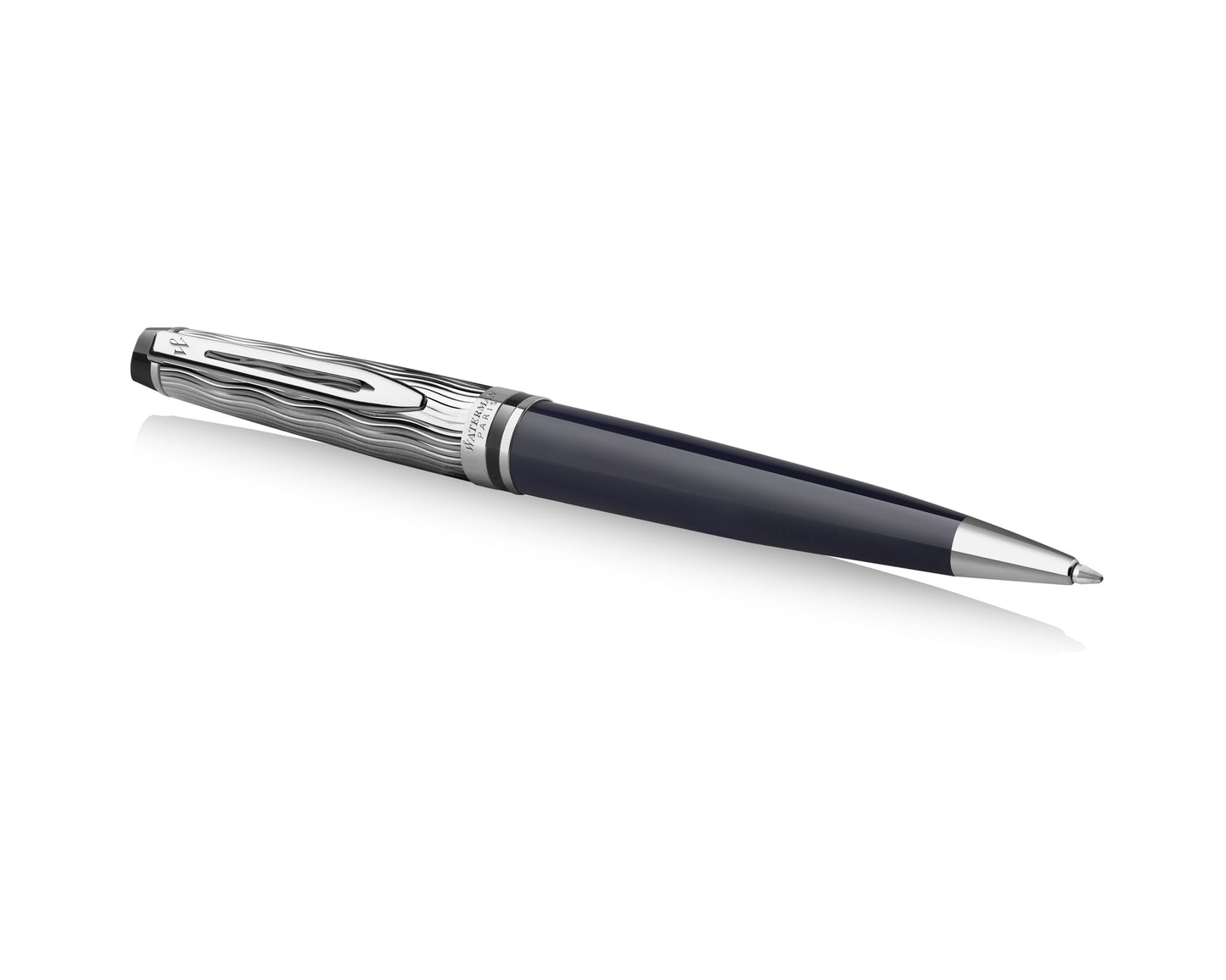 Waterman Expert L’essence Du Bleu Deluxe Blue & Metal CT Ballpoint Pen