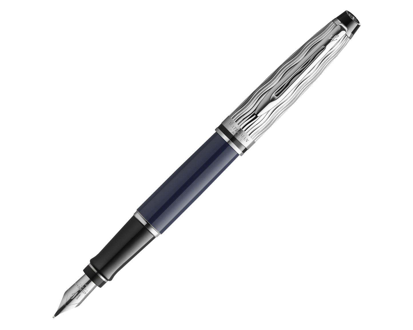 Waterman Expert L’essence Du Bleu Deluxe Blue & Metal CT Fountain Pen
