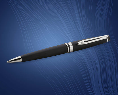Waterman Expert Matte Black Chrome Trim Ballpoint Pen