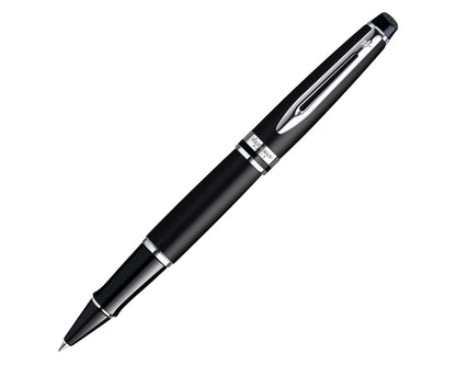 Waterman Expert Matte Black Chrome Trim Rollerball Pen