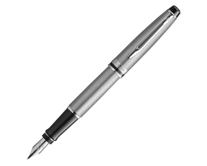 Waterman Expert Stainless Steel CT Fountain Pen - Medium nib