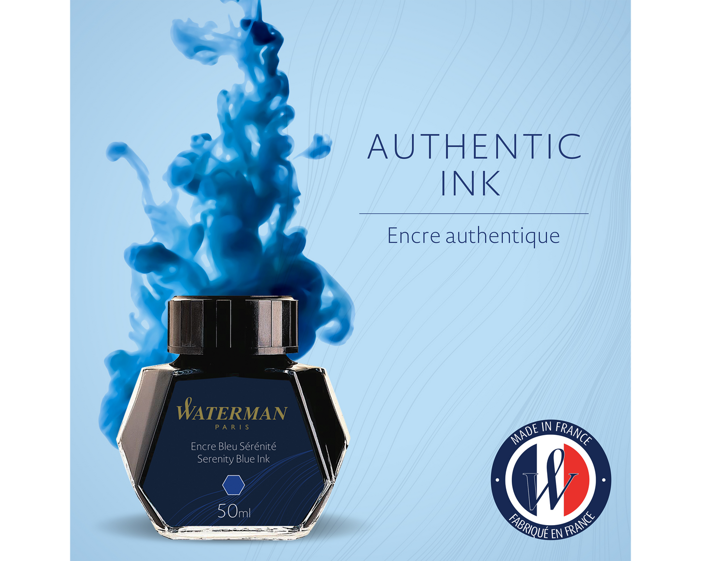 Waterman Florida Blue Ink Bottle - 50ml