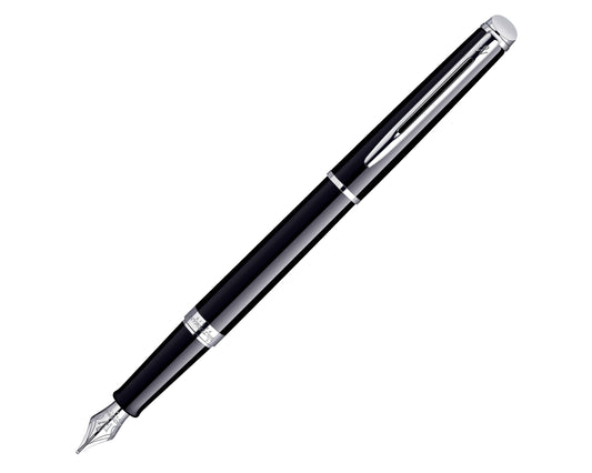 Waterman Hémisphère Black CT Fountain Pen - Medium nib