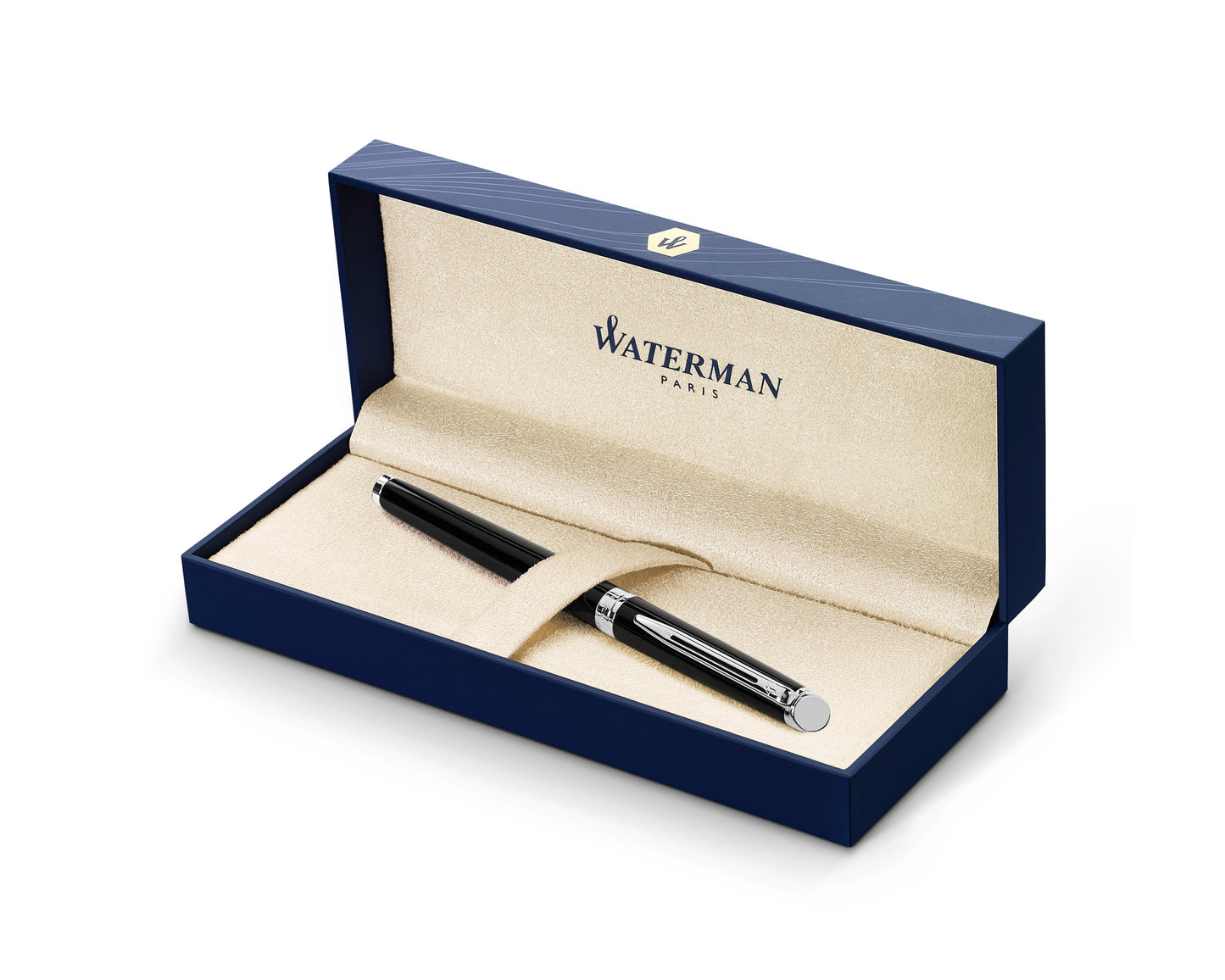 Waterman Hémisphère Black CT Fountain Pen - Medium nib