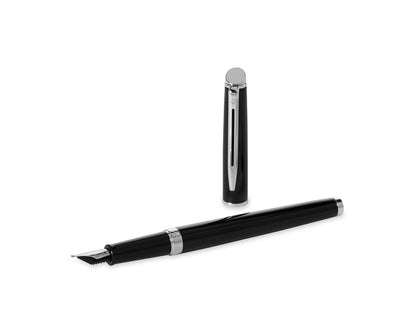 Waterman Hémisphère Black CT Fountain Pen - Medium nib