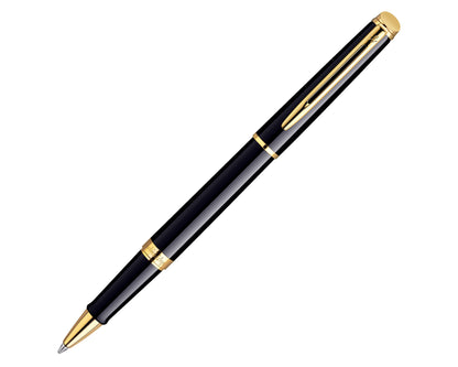 Waterman Hémisphère Black Gold Trim Rollerball Pen