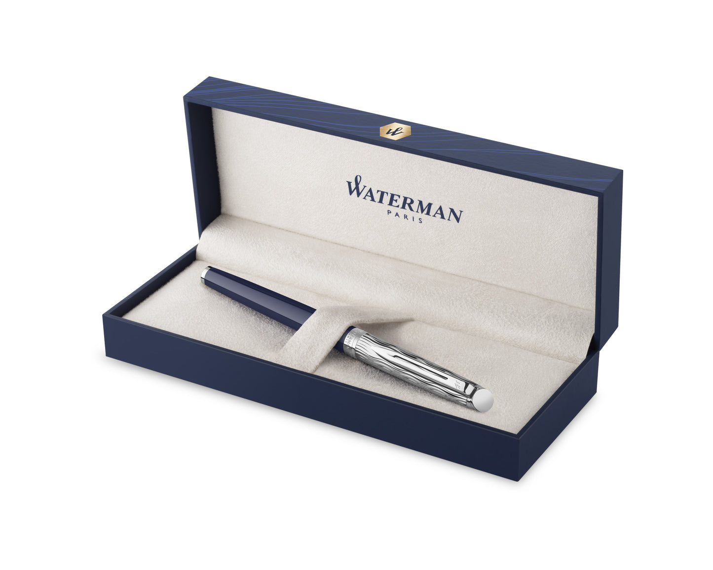 Waterman Hémisphère L’essence Du Bleu Deluxe Blue & Metal CT Fountain Pen