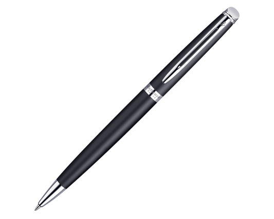 Waterman Hémisphère Matte Black Chrome Trim Ballpoint Pen