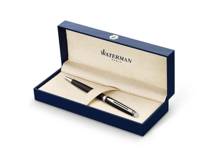 Waterman Hémisphère Matte Black Chrome Trim Ballpoint Pen