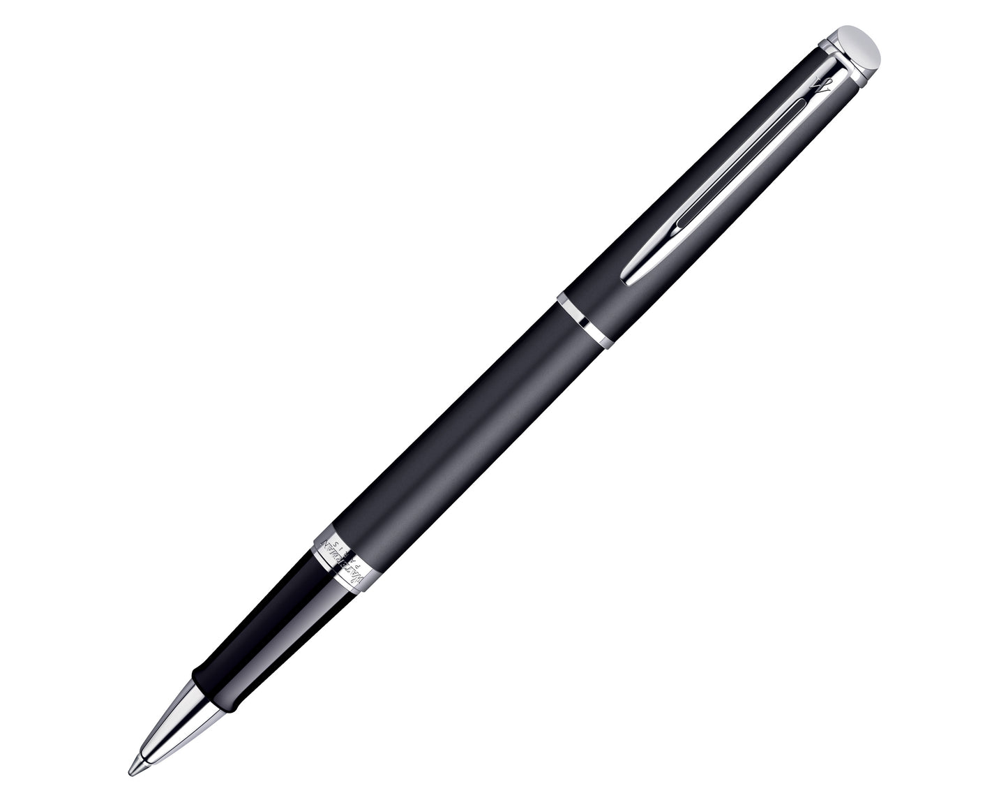 Waterman Hémisphère Matte Black Chrome Trim Rollerball Pen
