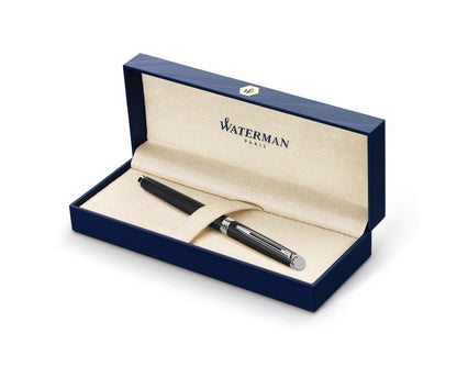 Waterman Hémisphère Matte Black Chrome Trim Rollerball Pen
