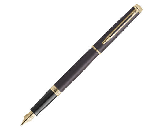 Waterman Hémisphère Metallic Black GT Fountain Pen