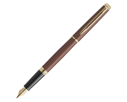Waterman Hémisphère Metallic Copper GT Fountain Pen - Fine nib