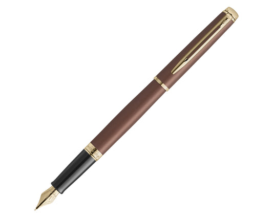 Waterman Hémisphère Metallic Copper GT Fountain Pen - Fine nib