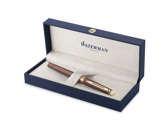 Waterman Hémisphère Metallic Copper GT Fountain Pen - Fine nib