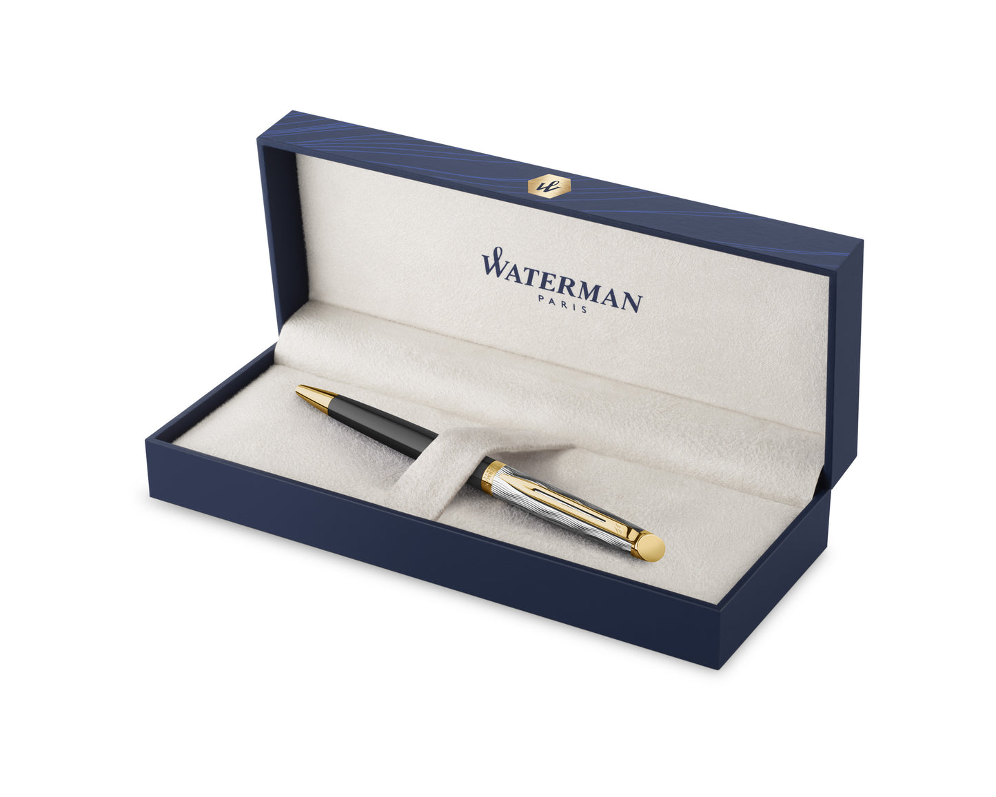 Waterman Hémisphère Reflections of Paris Deluxe Black GT Ballpoint Pen