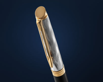Waterman Hémisphère Reflections of Paris Deluxe Black GT Ballpoint Pen