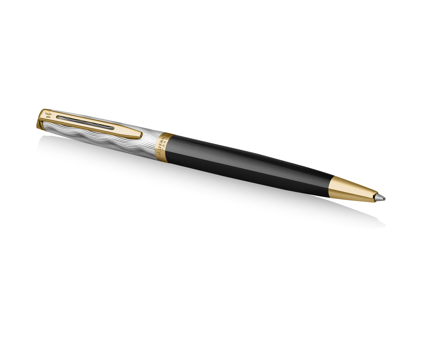 Waterman Hémisphère Reflections of Paris Deluxe Black GT Ballpoint Pen