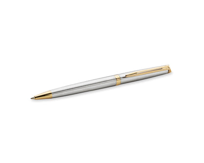 Waterman Hémisphère Stainless Steel Gold Trim Ballpoint Pen