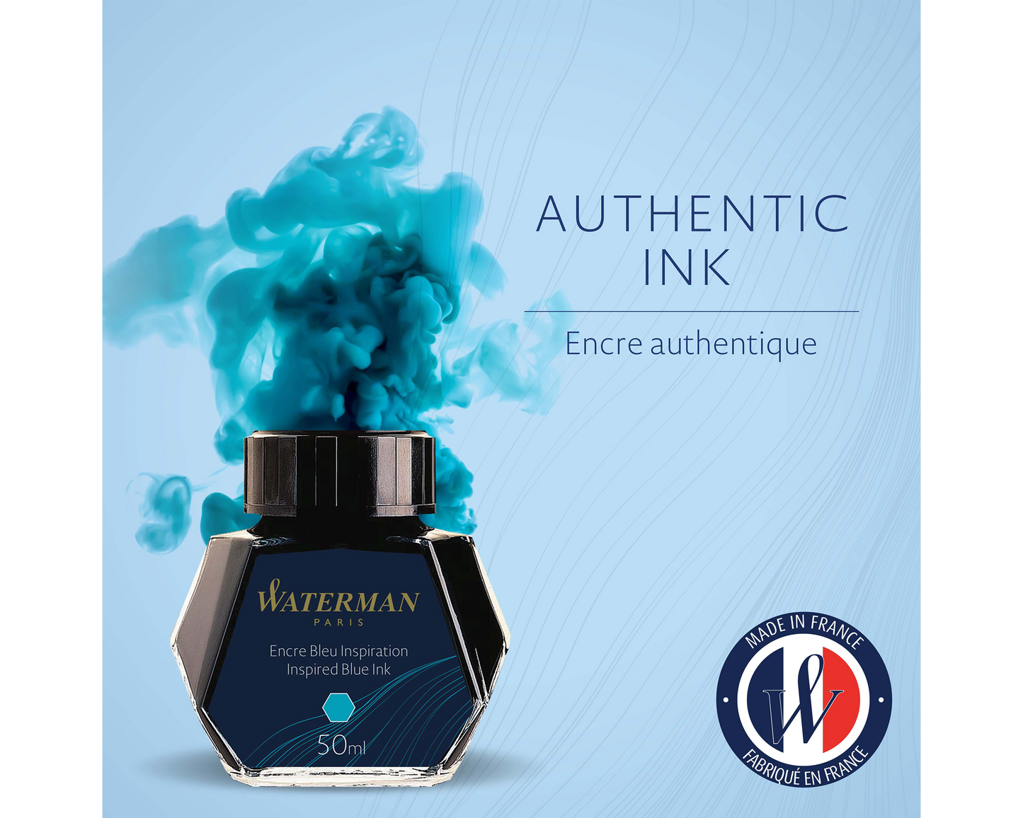 Waterman South Sea Blue Ink Bottle - 50ml