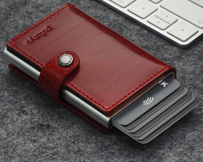 Pularys Nordic RFID Wallet Red Quick card access