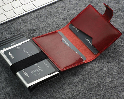 Pularys Nordic RFID Wallet Red Internal space for more cards